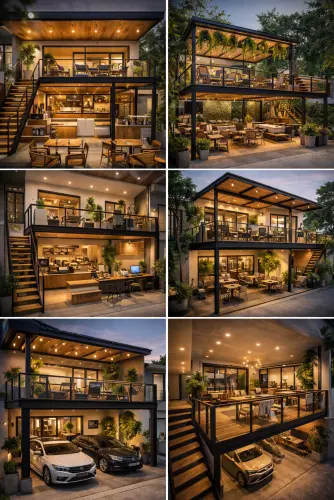 Mezannine Cafe Modern di Dramaga